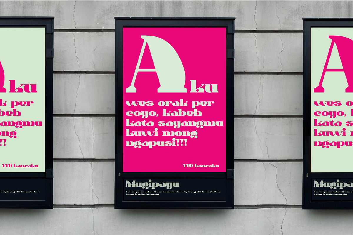 Mugi Serif, a Serif Font by Khoir (Photo 3 of 9)