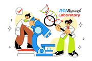 10 DNA Research Laboratory, a Healthcare Illustration by denayunebgt (Thumbnail 4 of 4)