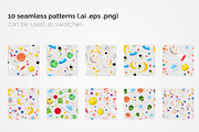 Space Seamless Patterns, a Pattern Graphic by 3Y_Design (Thumbnail 2 of 5)