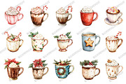 Cute Christmas Hot Cocoa Cup Clipart, an Illustration by designcity5 (Thumbnail 3 of 5)