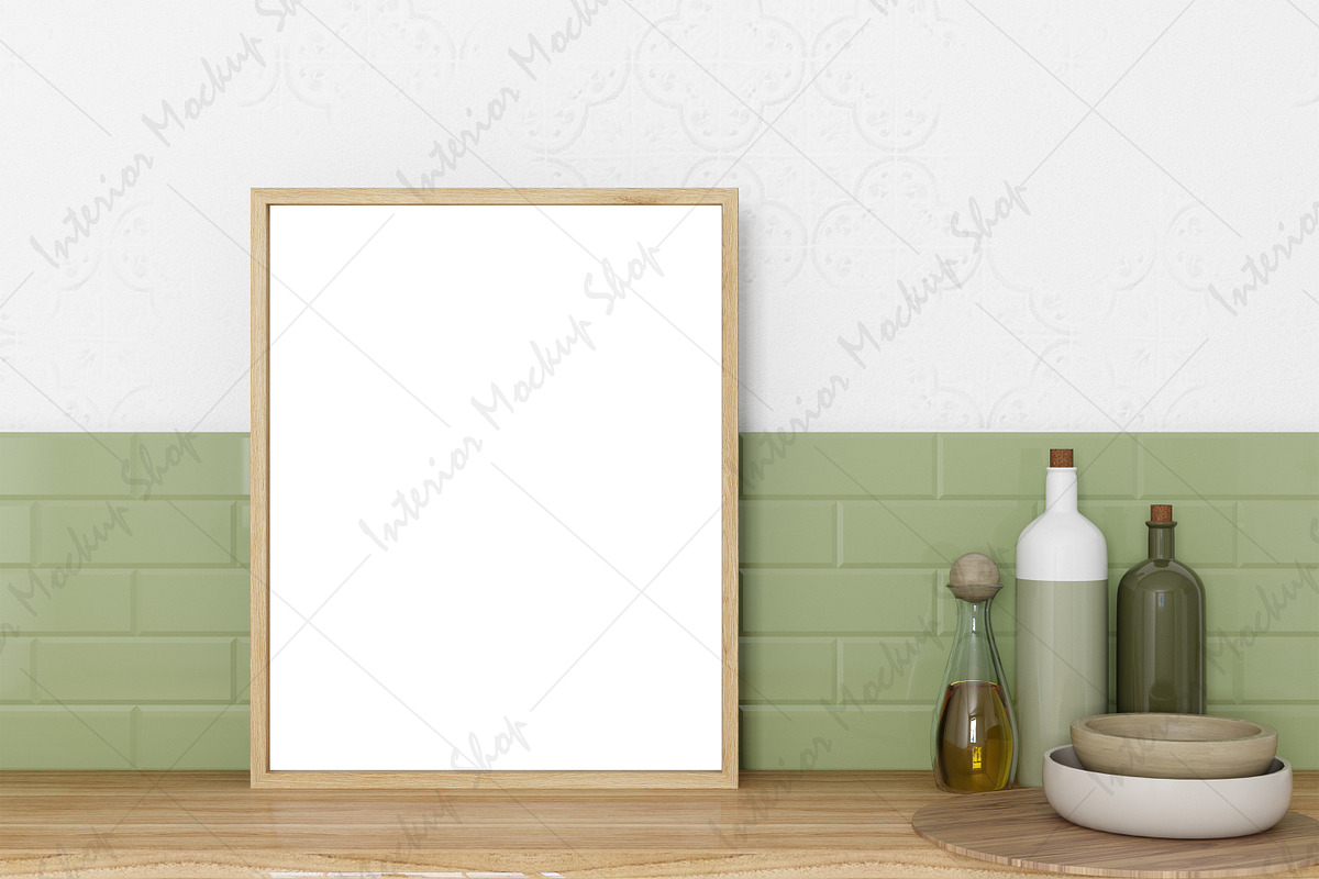 Mock up, Frame mockup in interior, a Mockup by Mockup Shop (Photo 2 of 2)