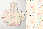 Bear Bee - Peach, a Pattern Graphic by Jaselvii Studio (Thumbnail 5 of 6)