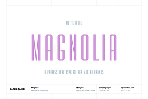 Magnolia - An Elegant Typeface
