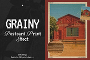 Grainy Postcard Print Effect, a Layer Style Add-On by Freezerondigital (Thumbnail 1 of 10)