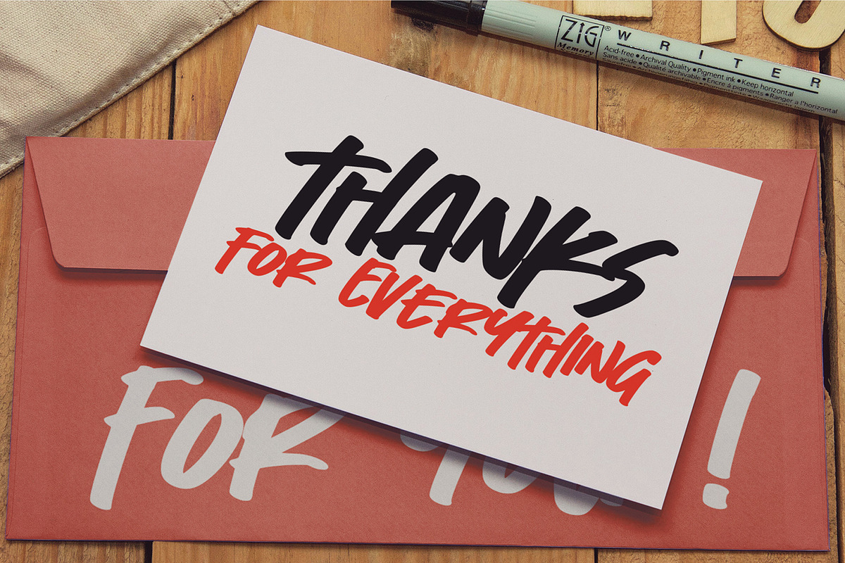 Fast Lane - Dynamic Handwritten Font, a Script Font by Gassstype (Photo 8 of 8)