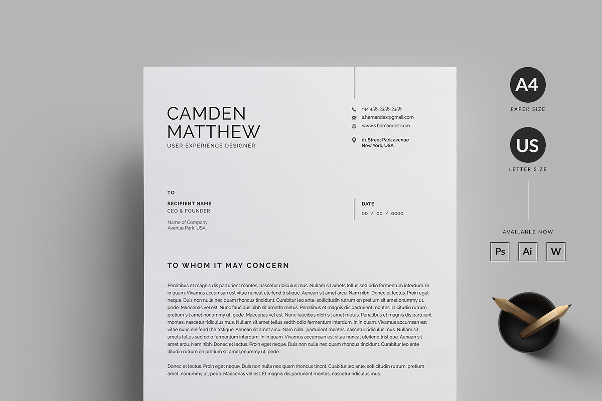 Resume/CV, a Resume Template by Reuix Studio (Photo 3 of 6)