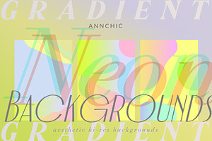 Neon Gradient backgrounds