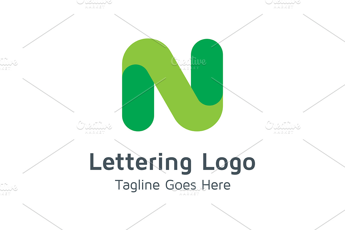 20 Logo Lettering N Template Bundle, a Branding & Logo Template by Acongraphic (Photo 8 of 21)