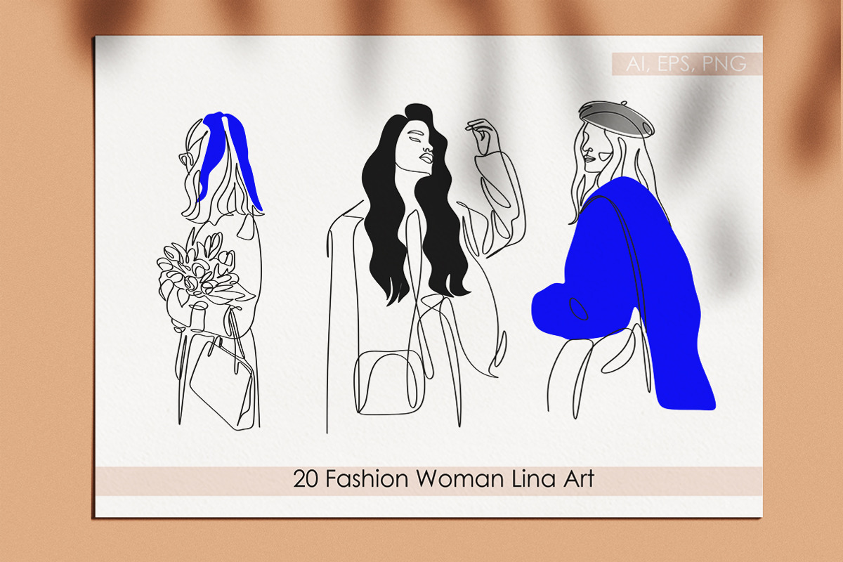 Women fashion art. Fashion vector, a Person Illustration by velychko.ua (Photo 1 of 11)