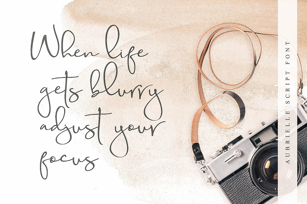 Aubrielle Script Font preview 5