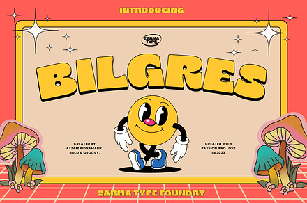 Bilgres - Hippie Font, a Sans Serif Font by Zarma Type