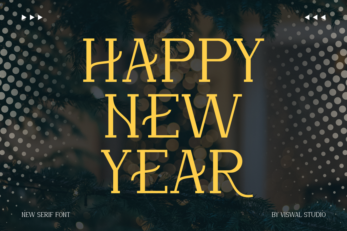 Holiday Flakes - Christmas Font, a Serif Font by Viswal Studio (Photo 4 of 6)