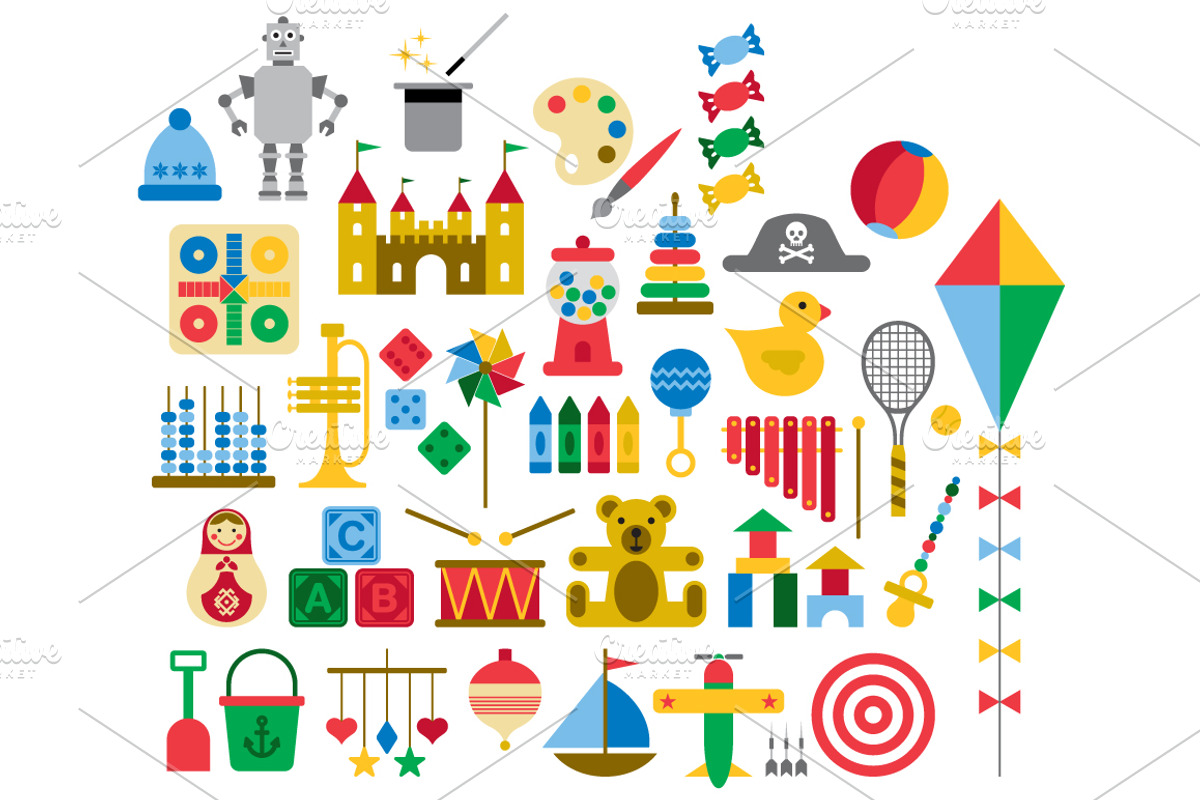 TOYS & GAMES vector icons clipart, an Icon by beguima (Photo 3 of 3)