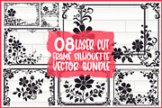 Floral Border Pack, an Illustration by hafijul (Thumbnail 1 of 9)