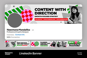 Creative Linkedin Banner Set, a Social Media Template by Neermana