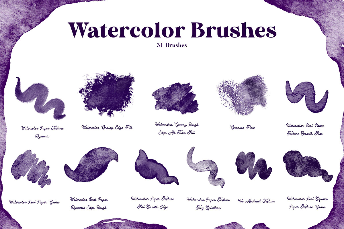 Watercolor Royal Christmas Brushes, a Brush Add-On by ArtstudioByKhushbu (Photo 3 of 7)