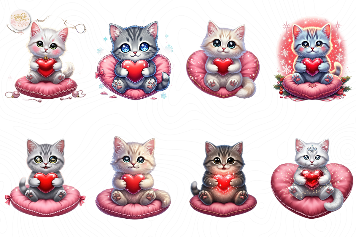 Cute Cat Sitting PNG Clipart Kawaii, an Animal Illustration by KennedyStudio (Photo 2 of 5)