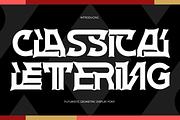 CLASSICAL LETTERING - CYBERPUNK FONT, a Serif Font by 177Studio (Thumbnail 1 of 8)