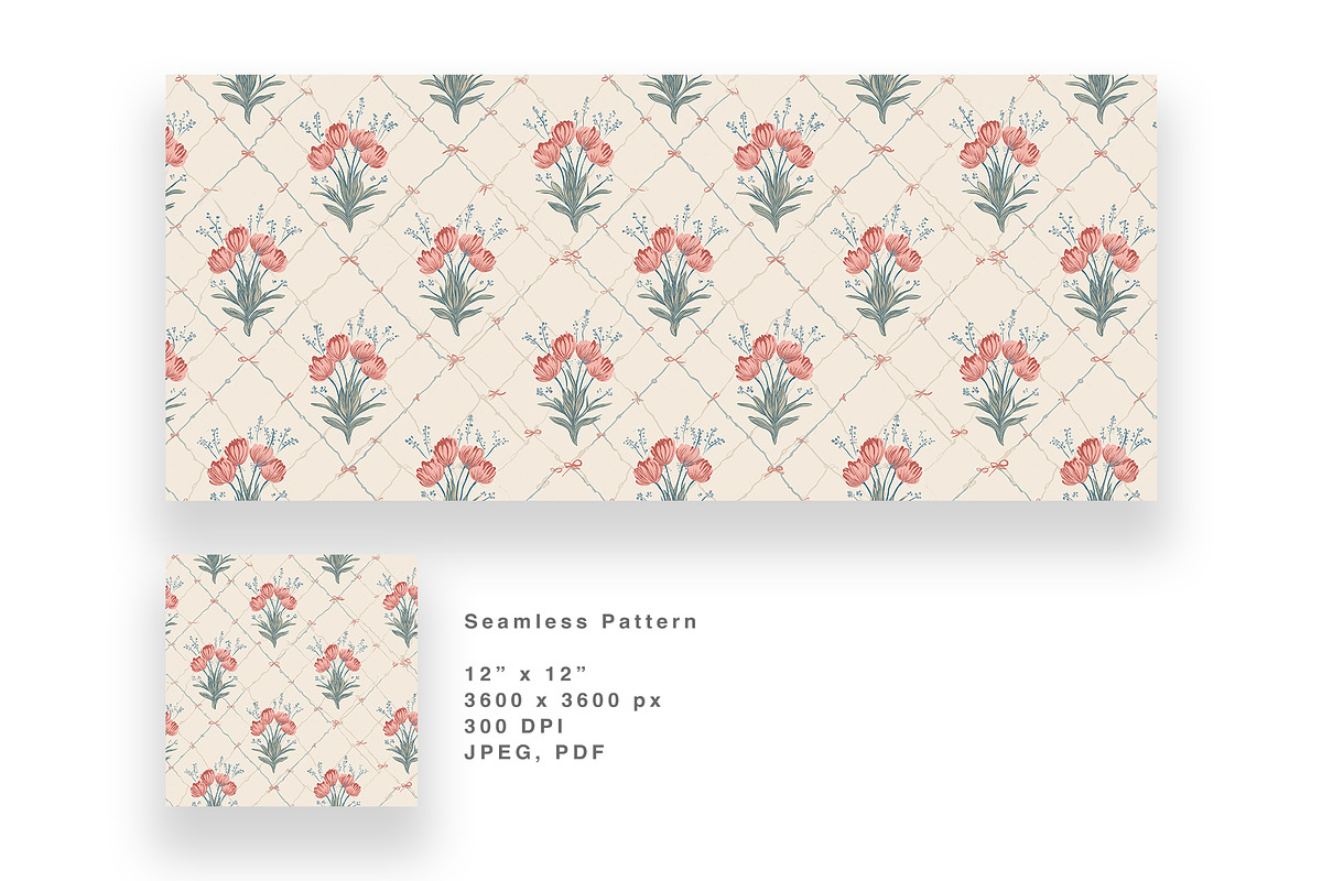 6 Seamless Pattern: Cream Petal, a Pattern Graphic by StudioCitra (Photo 9 of 10)