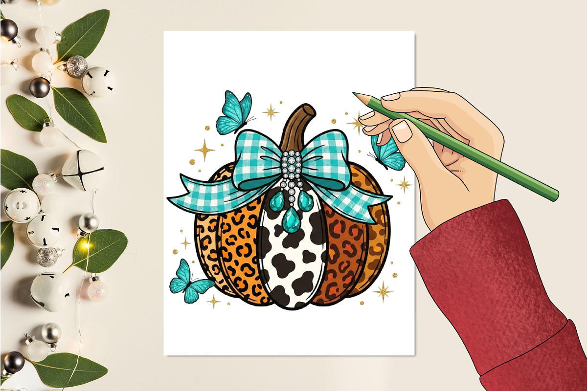 Western Fall Pumpkin Png, Howdy Fall, a Seasonal Illustration by Designking (Photo 4 of 4)