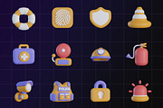 Secure & Protection 3D Icon Pack, an Object Graphic by Artnivora.Std (Thumbnail 4 of 4)