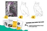 Ebook & Sketching Procreate Brushes, a Brush Add-On by ArtwithFlo (Thumbnail 7 of 11)