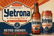 Yetrona - Bold Display Typeface, a Sans Serif Font by Wow Magic (Thumbnail 3 of 4)