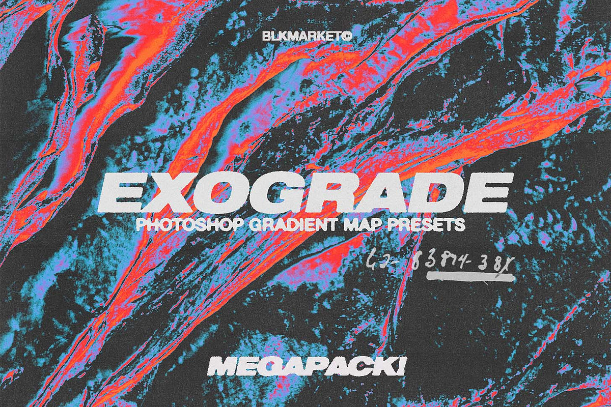 EXOGRADE - Photoshop Presets, a Gradient Add-On by BLKMARKET© (Photo 1 of 8)