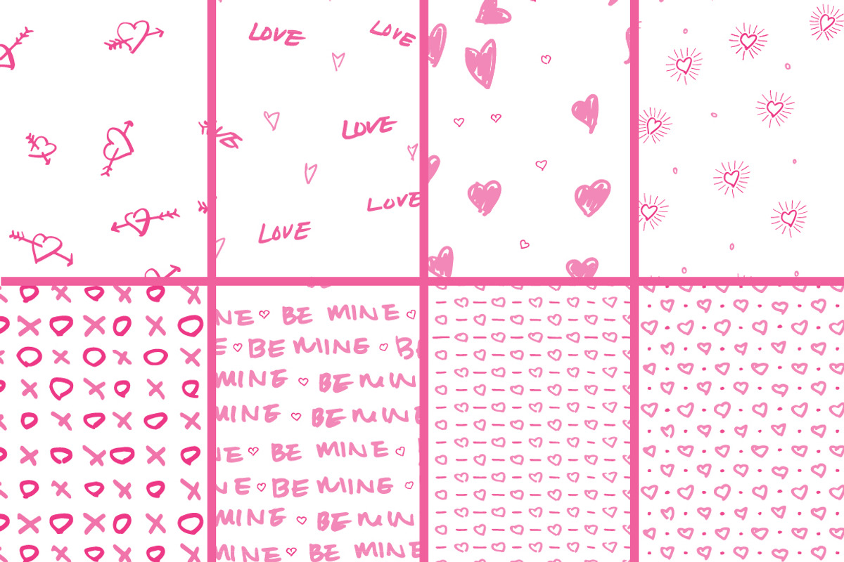 Valentine's Pattern Set, a Pattern Graphic by annakatecreates (Photo 4 of 6)