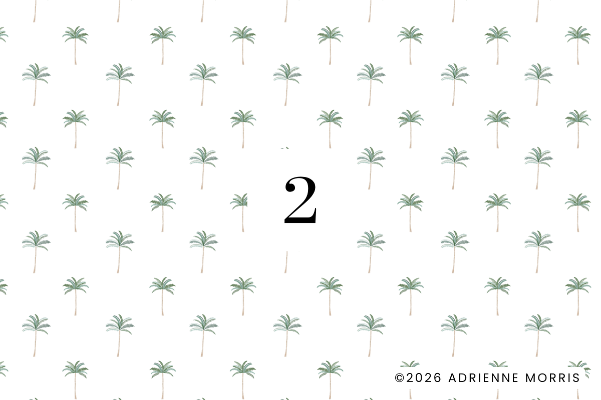 Cute Pastel Tropical Patterns, a Pattern Graphic by Adrienne Morris (Photo 3 of 7)