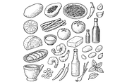 Thai Food Ingredients Set, an Object Graphic by RT Studio (Thumbnail 1 of 3)