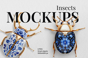 Insects Mockup set