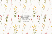 Fragrant Meadow - watercolor flowers, a Decorative Illustration by Pamyatka Shop (Thumbnail 8 of 13)
