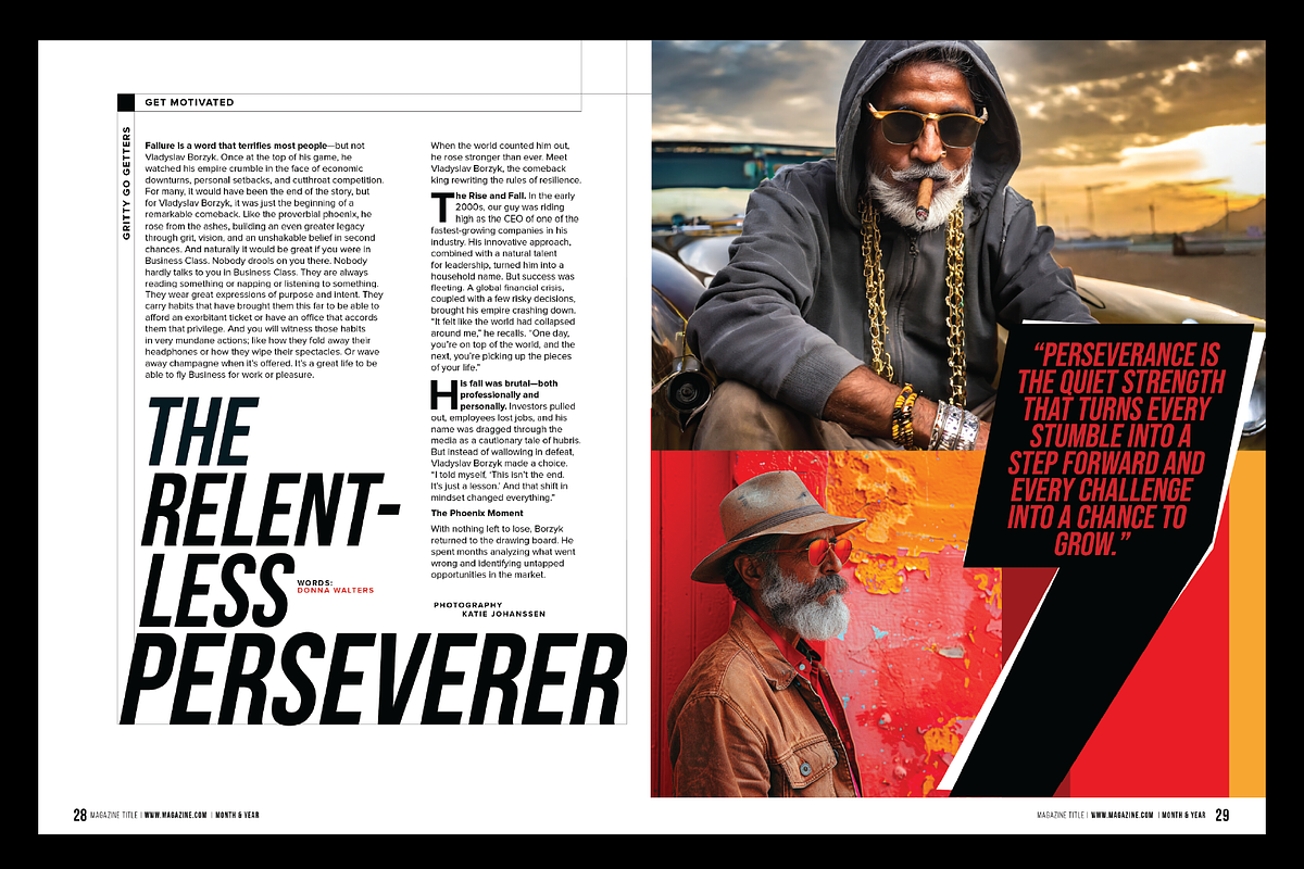 Magazine Template, a Magazine Template by Red Cactus Creative (Photo 16 of 20)