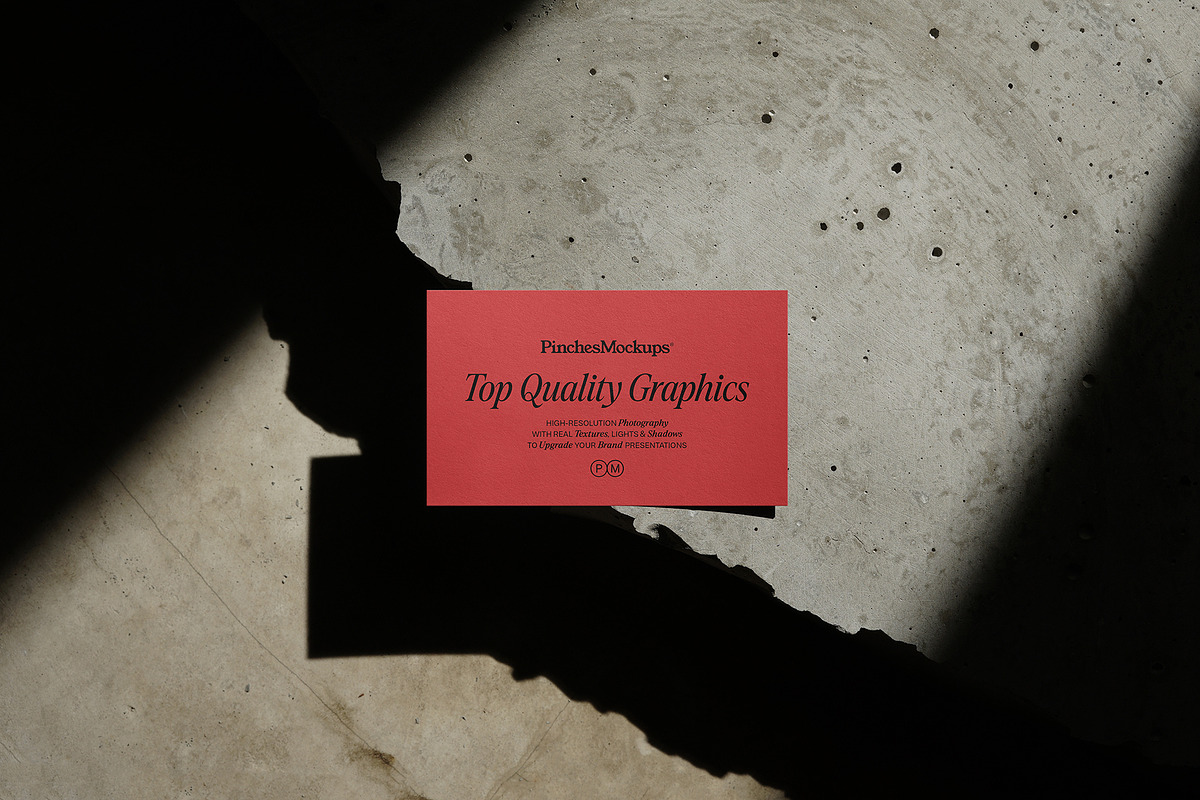PM_BC/Ø5 - Business Card Mockup, a Print Template by PinchesMockups© (Photo 4 of 6)