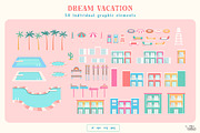 Dream Vacation Vector Collection, a Seasonal Illustration by Olya Haifisch (Thumbnail 11 of 12)