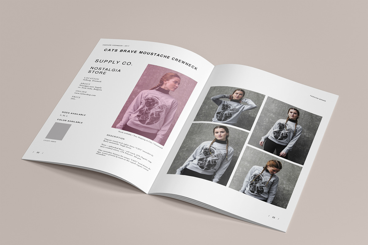 Fashion Lookbook Minimalistic, a Magazine Template by Chimerique (Photo 11 of 16)