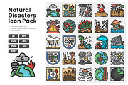 Natural Disasters Colored Icon Pack, a Duotone Icon by erifqizeicon (Thumbnail 3 of 3)