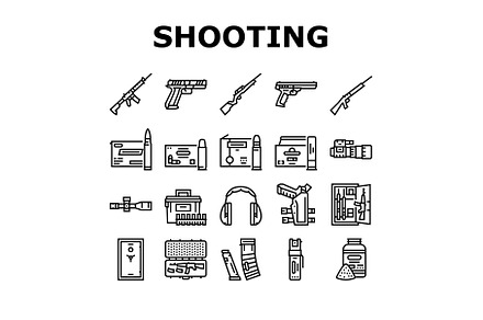 Shooting Weapon And Accessories, an Industrial Photo by pikepicture