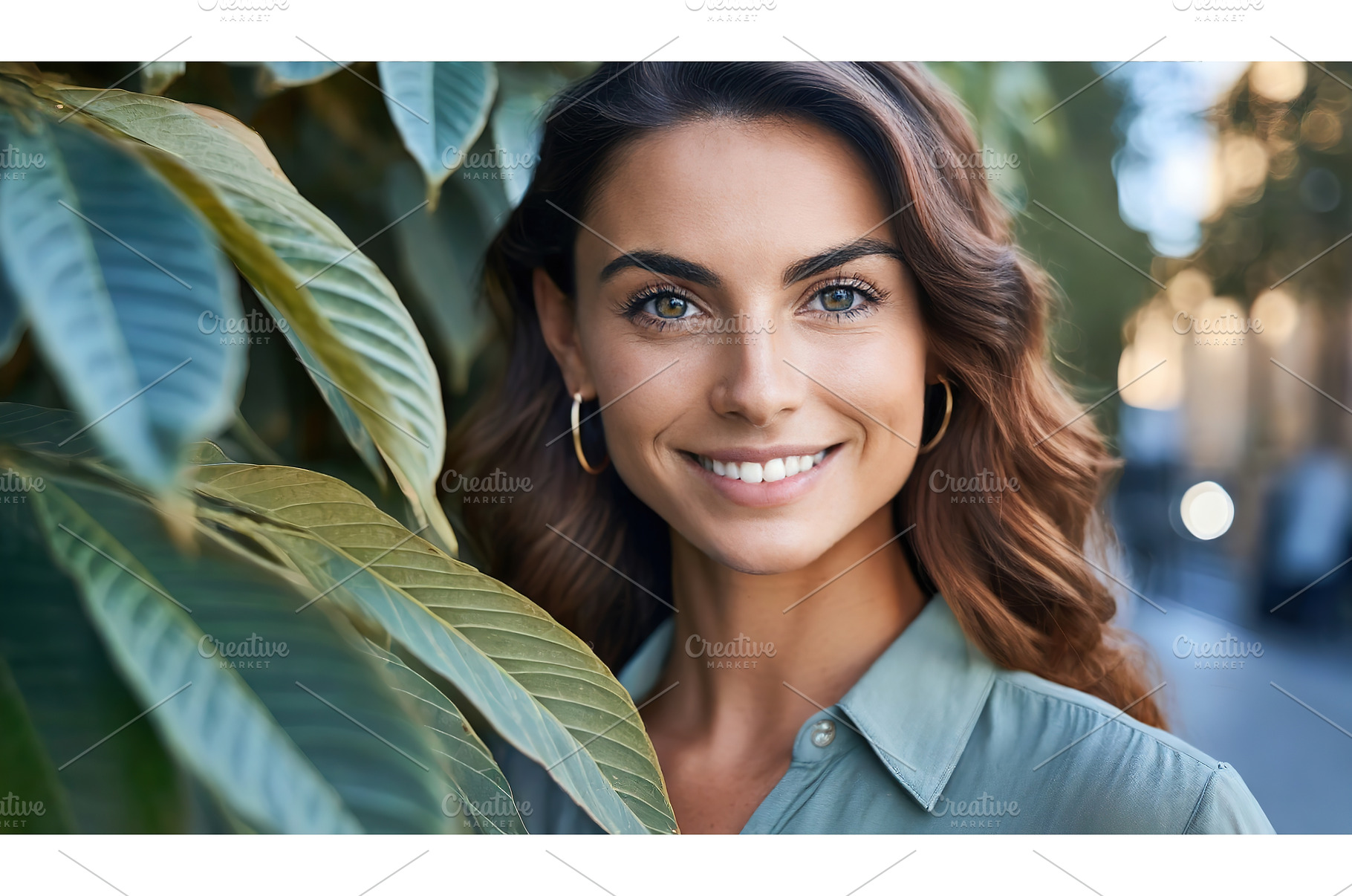 A portrait of a young woman smiling, a Beauty & Fashion Photo by Igor Tichonow
