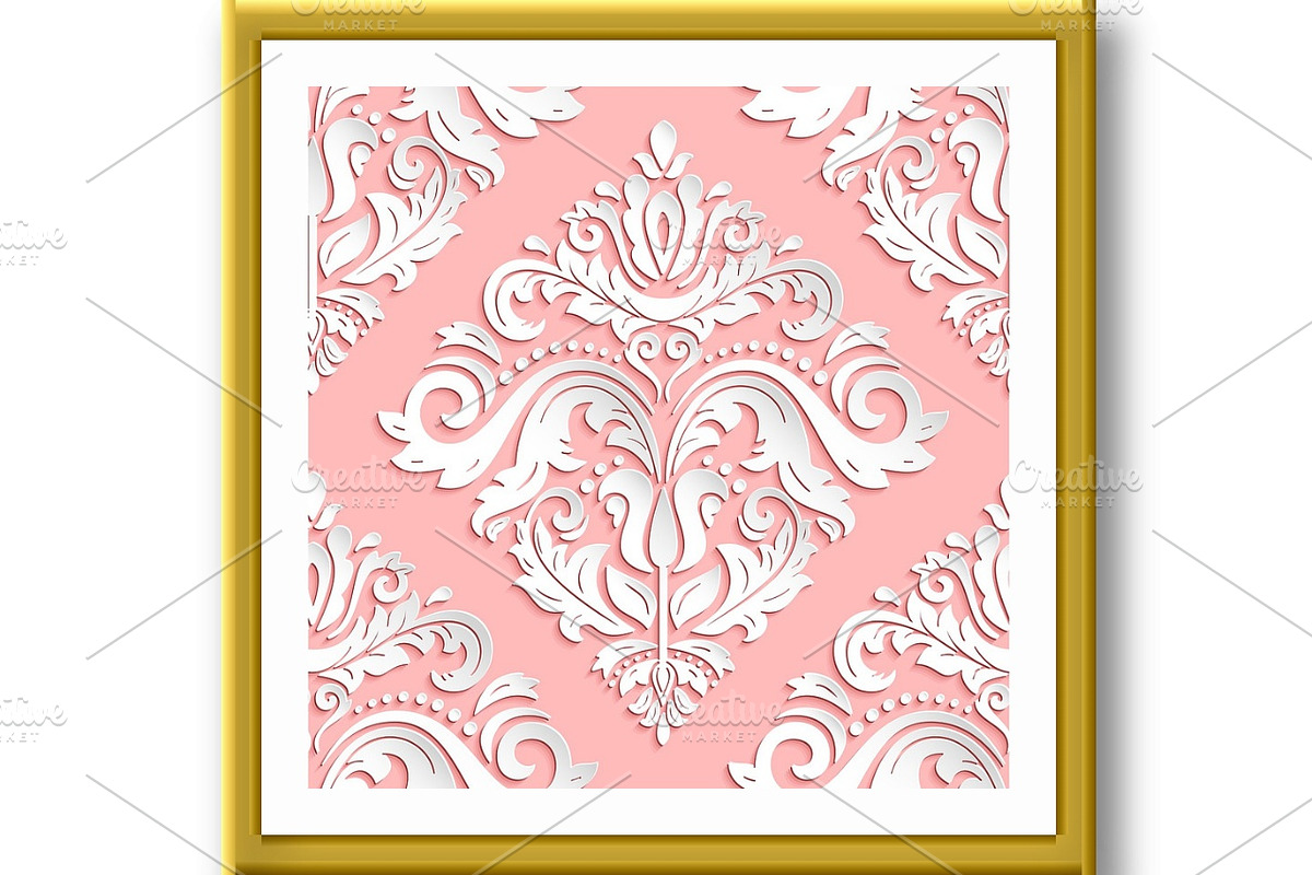Seamless Vector Oriental Pattern, a Decorative Illustration by FineArtStudio (Photo 3 of 3)