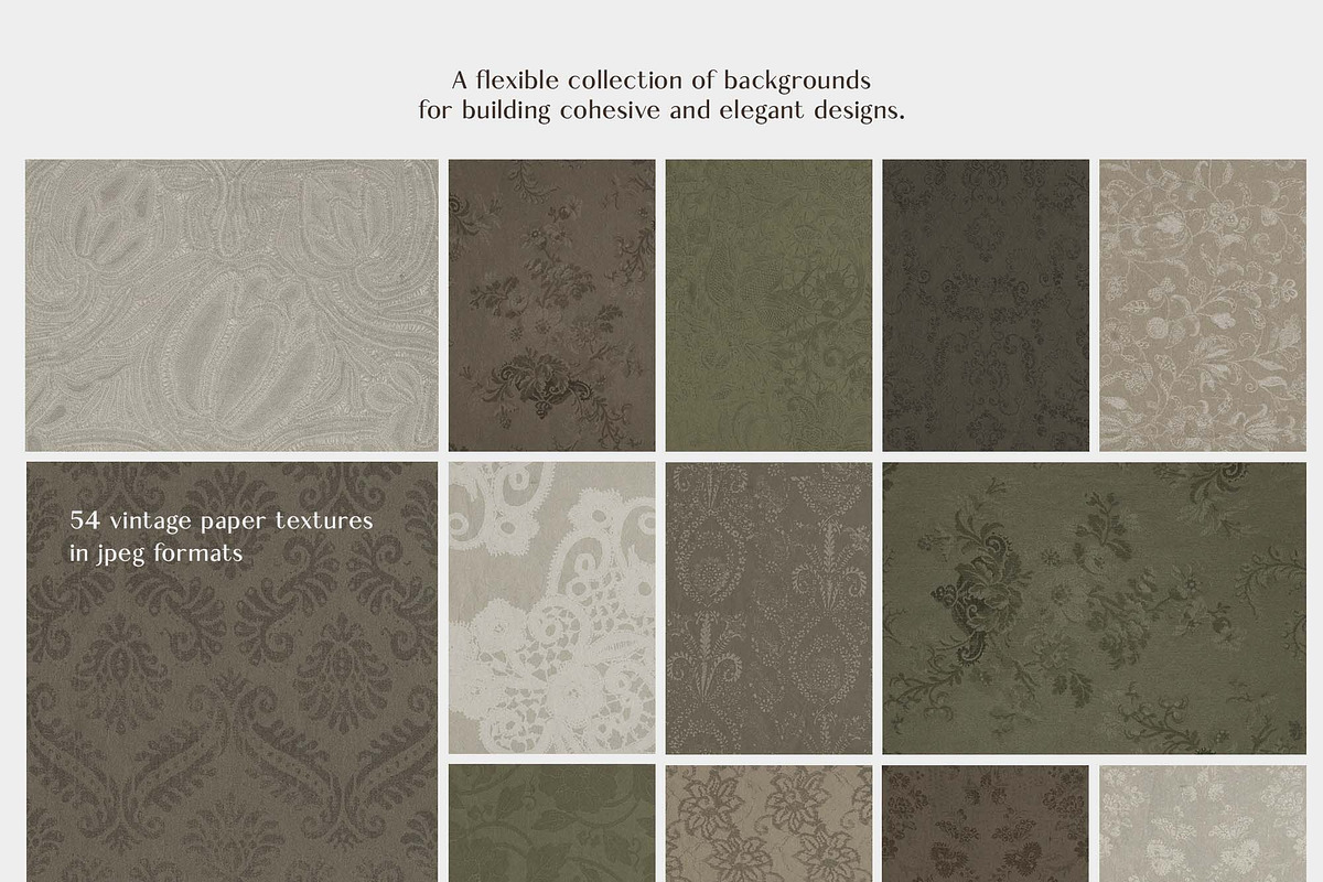 Vintage Lace Papers backgrounds, a Background Graphic by DigARTbyHavroshka (Photo 9 of 13)