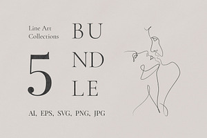 Bundle. Line Art Collections. Sale