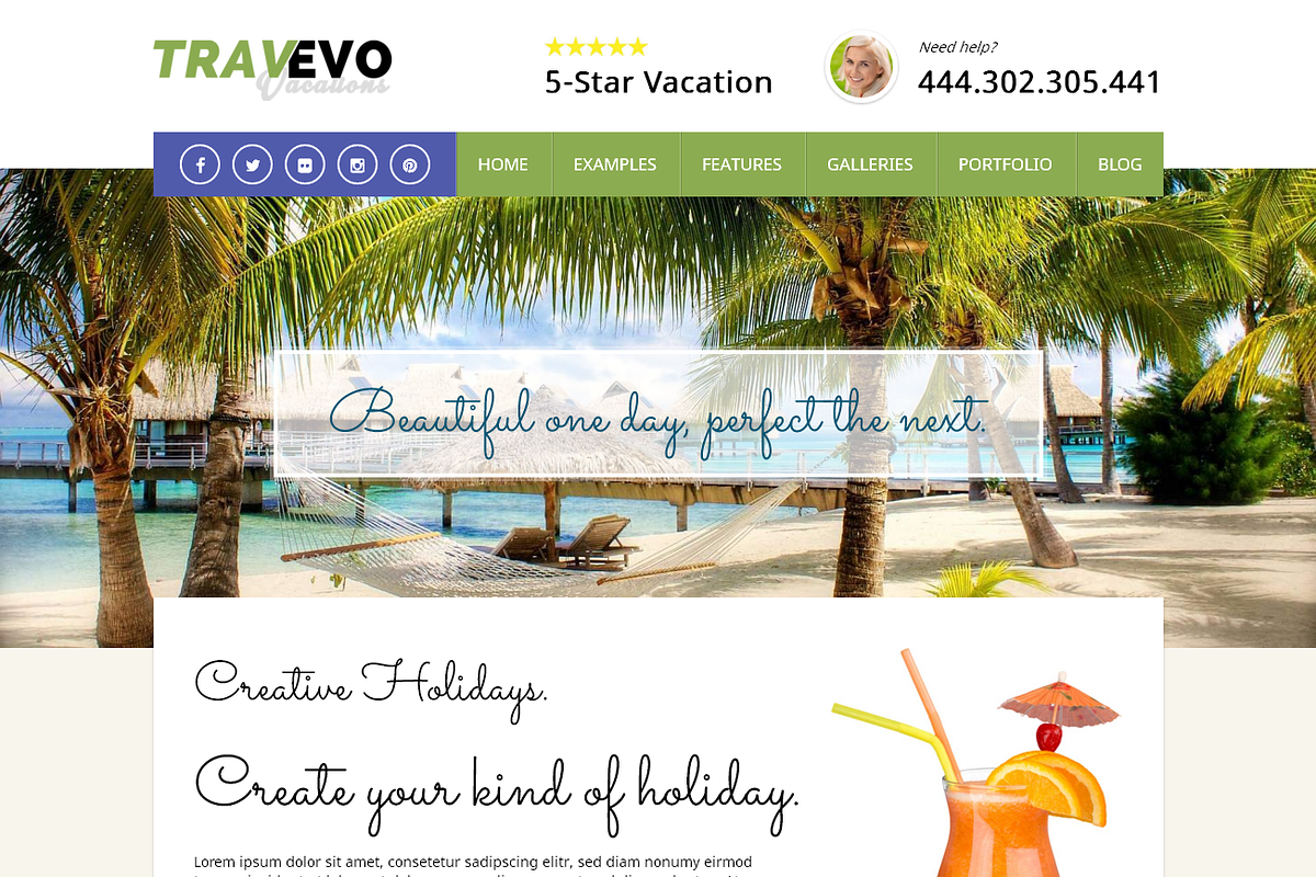 Travevo - Vacation WordPress Theme, a WordPress Template by 7Theme