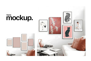 Frame Mockup #819, Black Portrait, a Print Template by Kzara Visual Concepts