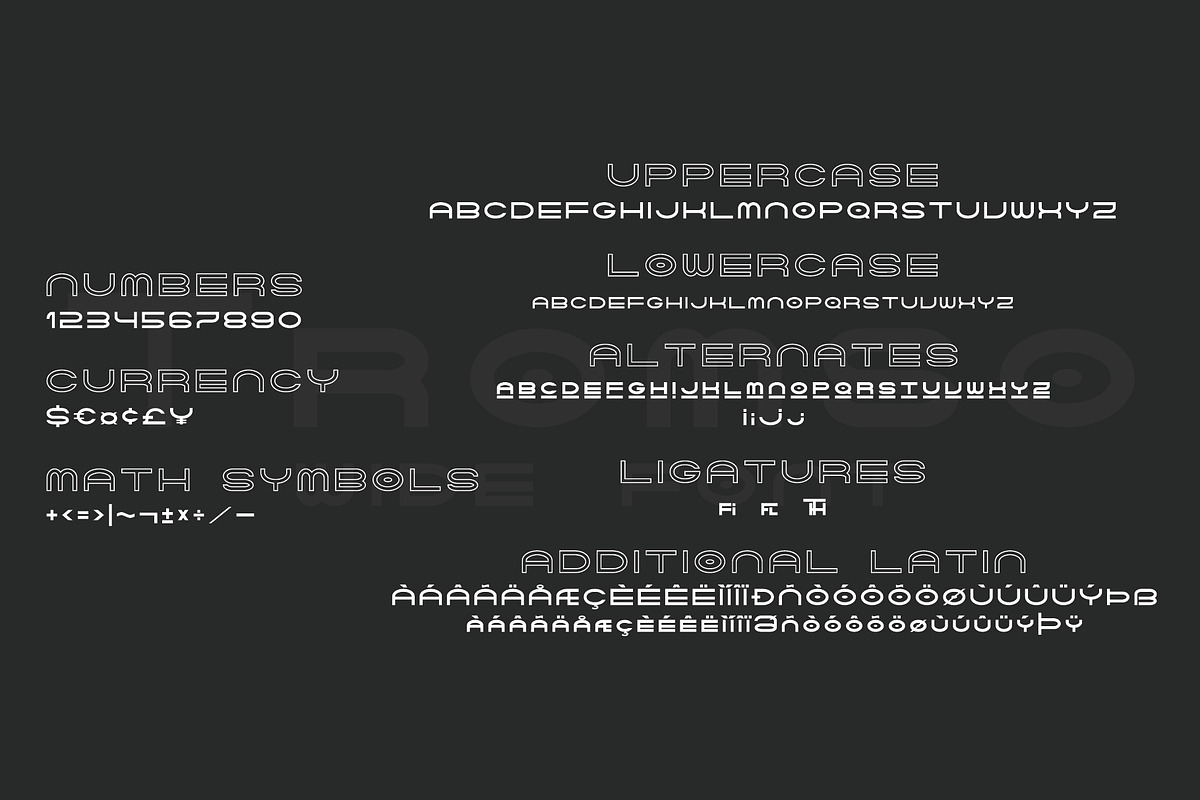 Tromso - Wide Sans Serif preview 7