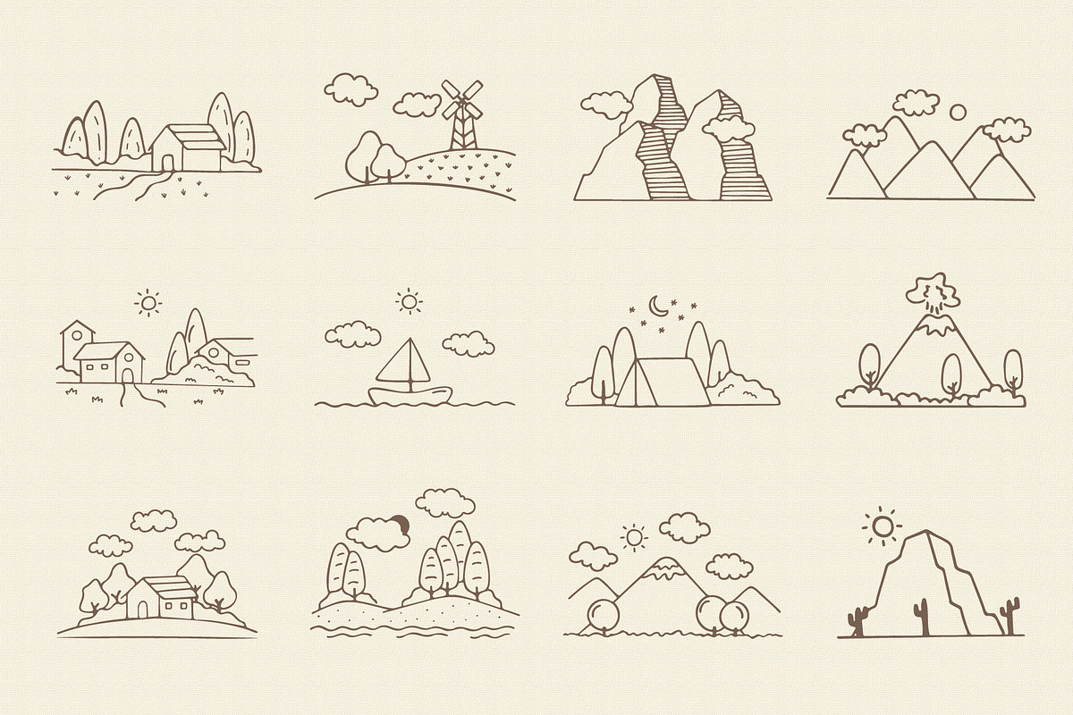 36 nature landscape, an Empty State Illustration by Pikgura (Photo 2 of 4)