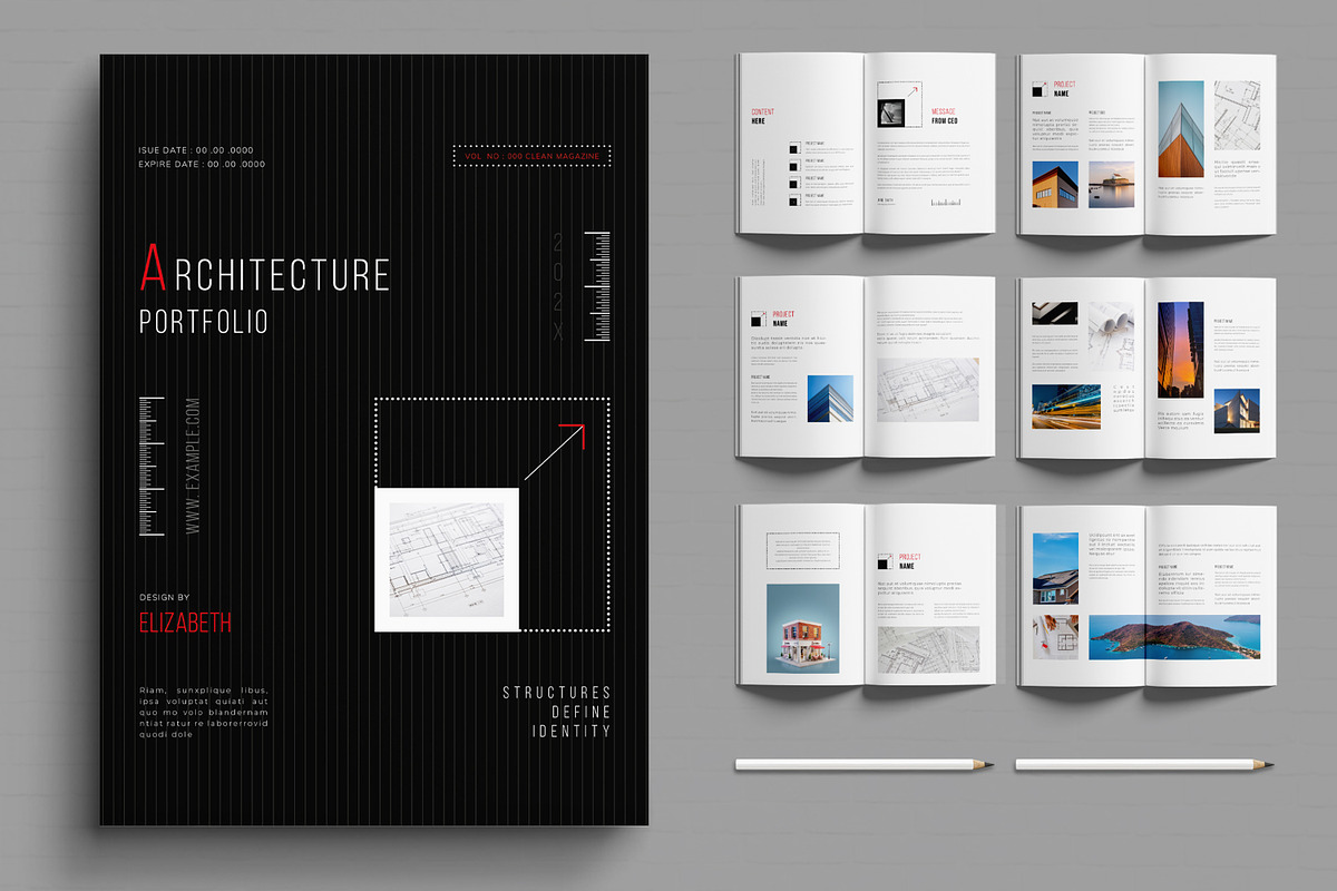 Architecture Portfolio Magazine, a Magazine Template by MightyDesign (Photo 1 of 6)