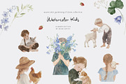 RUSTIC REVERIE Watercolor Garden, a Decorative Illustration by Muse Artist (Thumbnail 8 of 20)