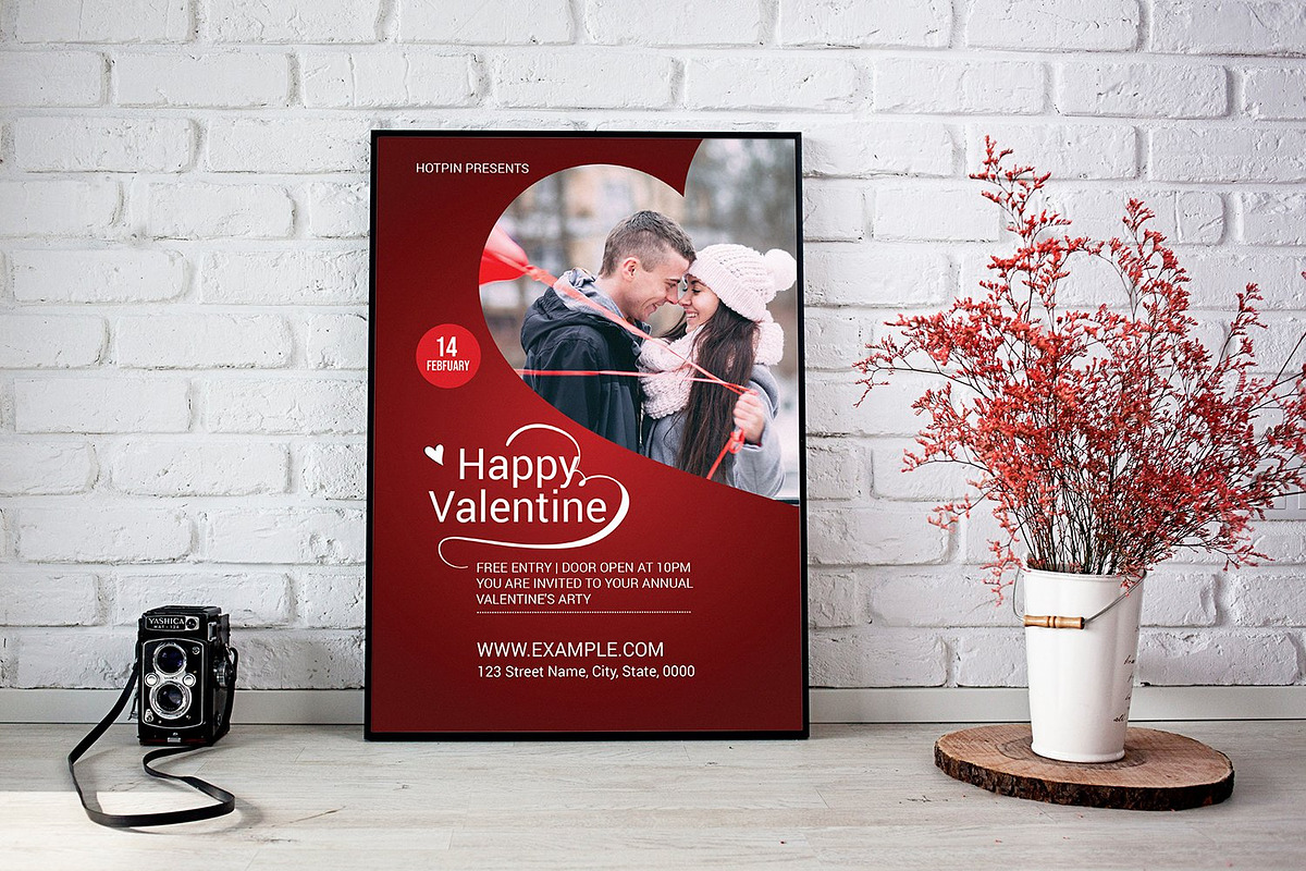 Valentine's Day Party Invitation, an Invitation Template by retrographix (Photo 1 of 2)